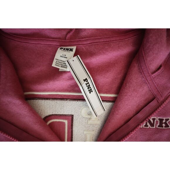 PINK x Victoria's Secret Large Ivy Fleece Campus Full Zip Hoodie/Sweatpants Set - Picture 6 of 16